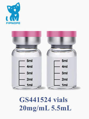 Injection pharmaceutique de la catégorie 20mg/mL GS441 pour l'injection de PAP Cat Treatment GS-441524