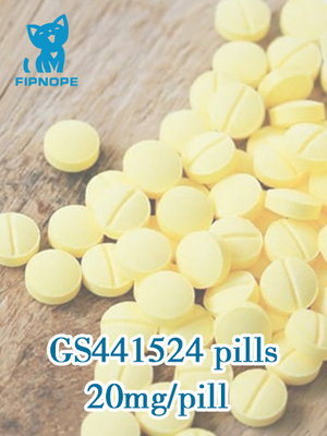 Tablettes PIF infectieuses félines de PAP GS-441524 de la péritonite 40mg GS441 pour le chat
